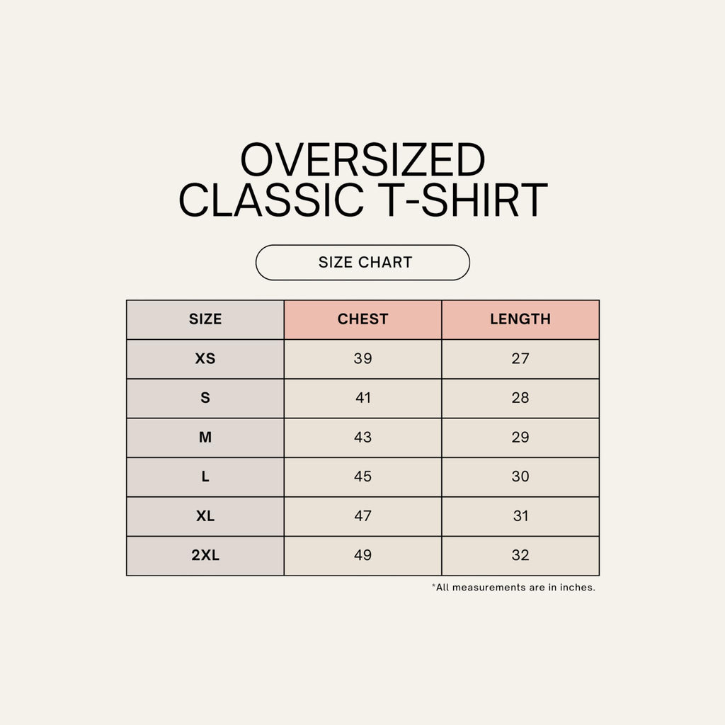 Enchanted Printed Oversized Classic T-Shirt