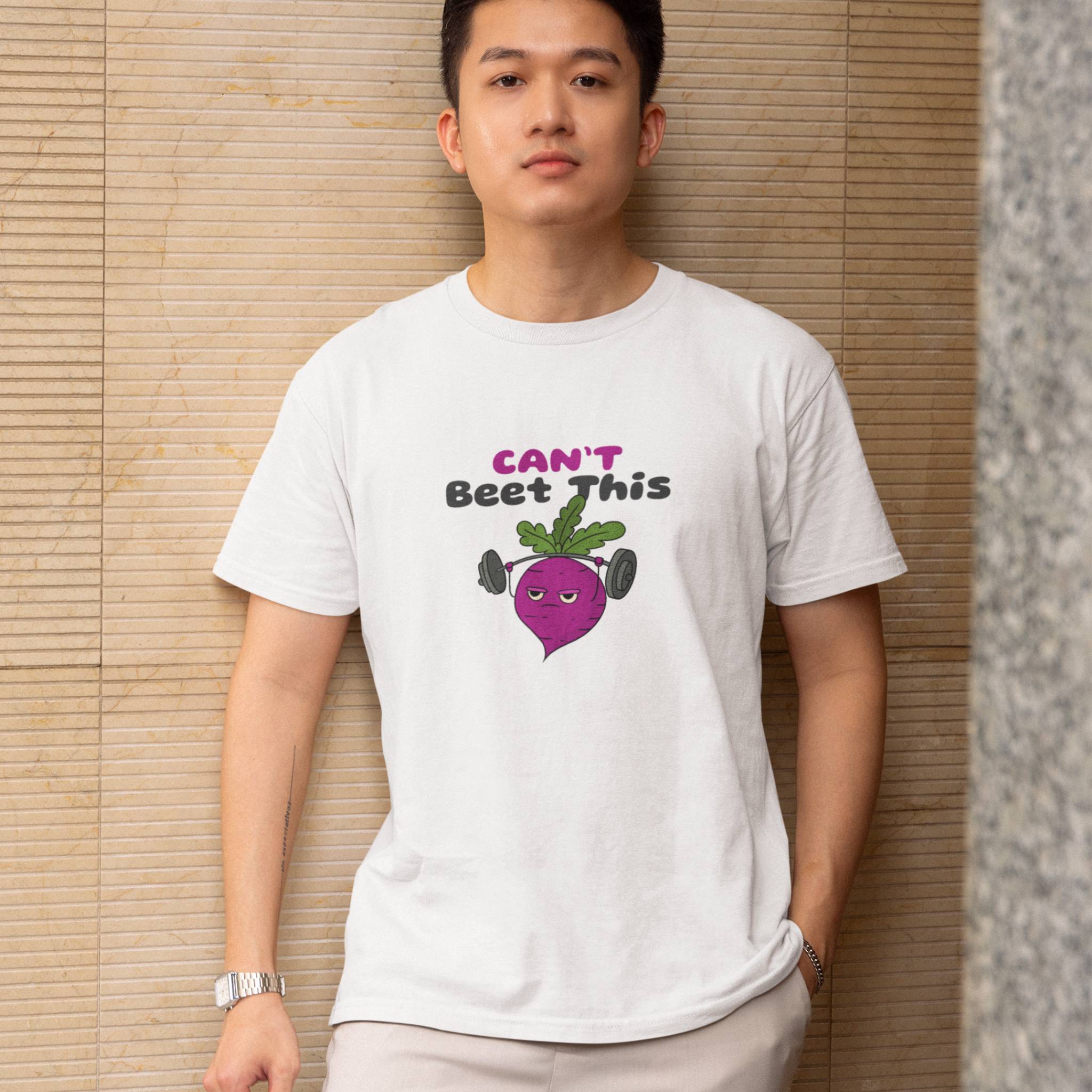 Classic Lycra Ribbed Neck T-Shirt