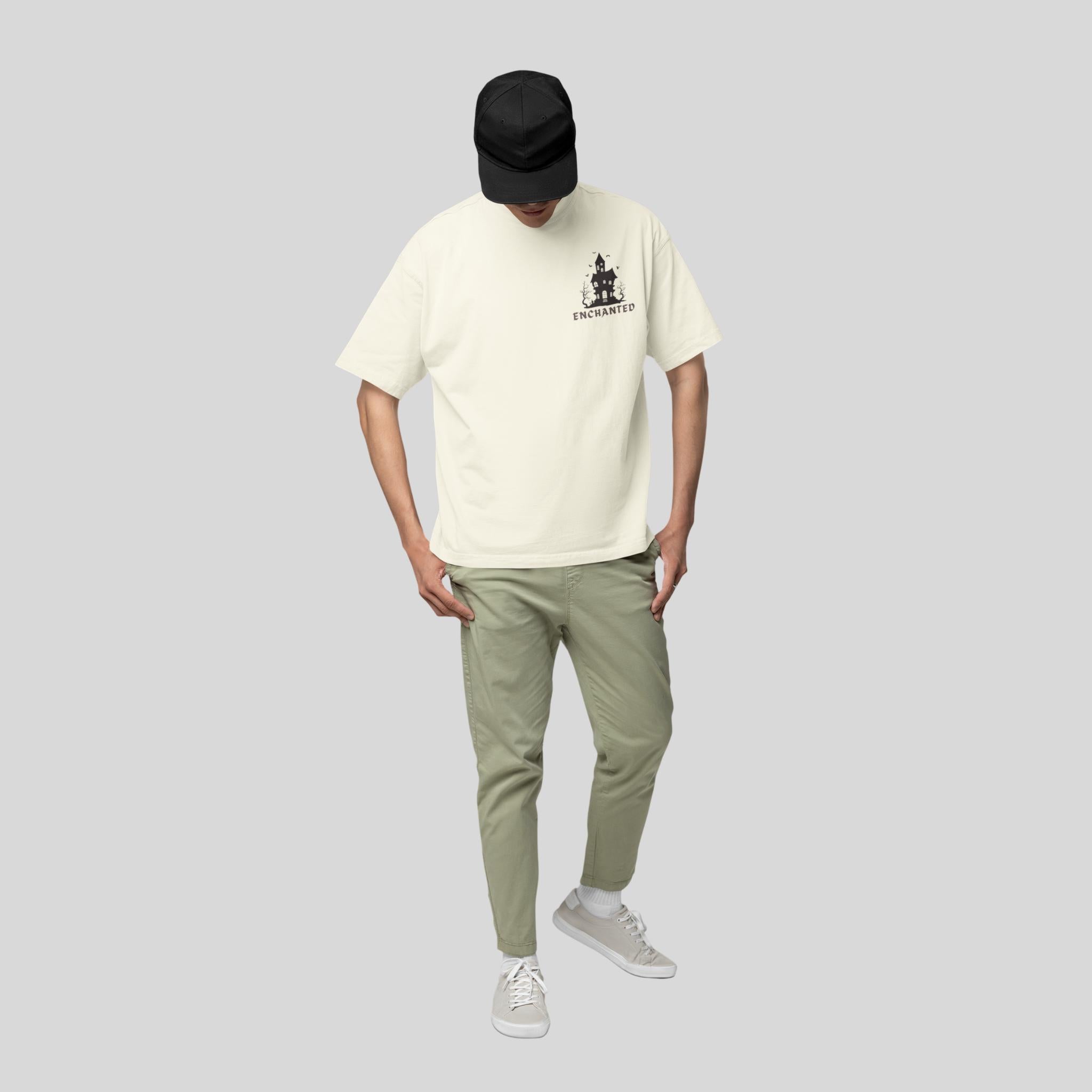 Enchanted Printed Oversized Classic T-Shirt