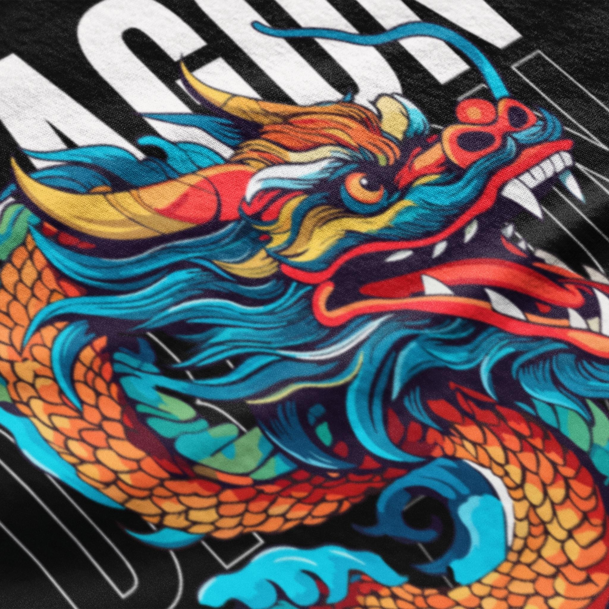 Dragon Printed  Classic Crew T-Shirt