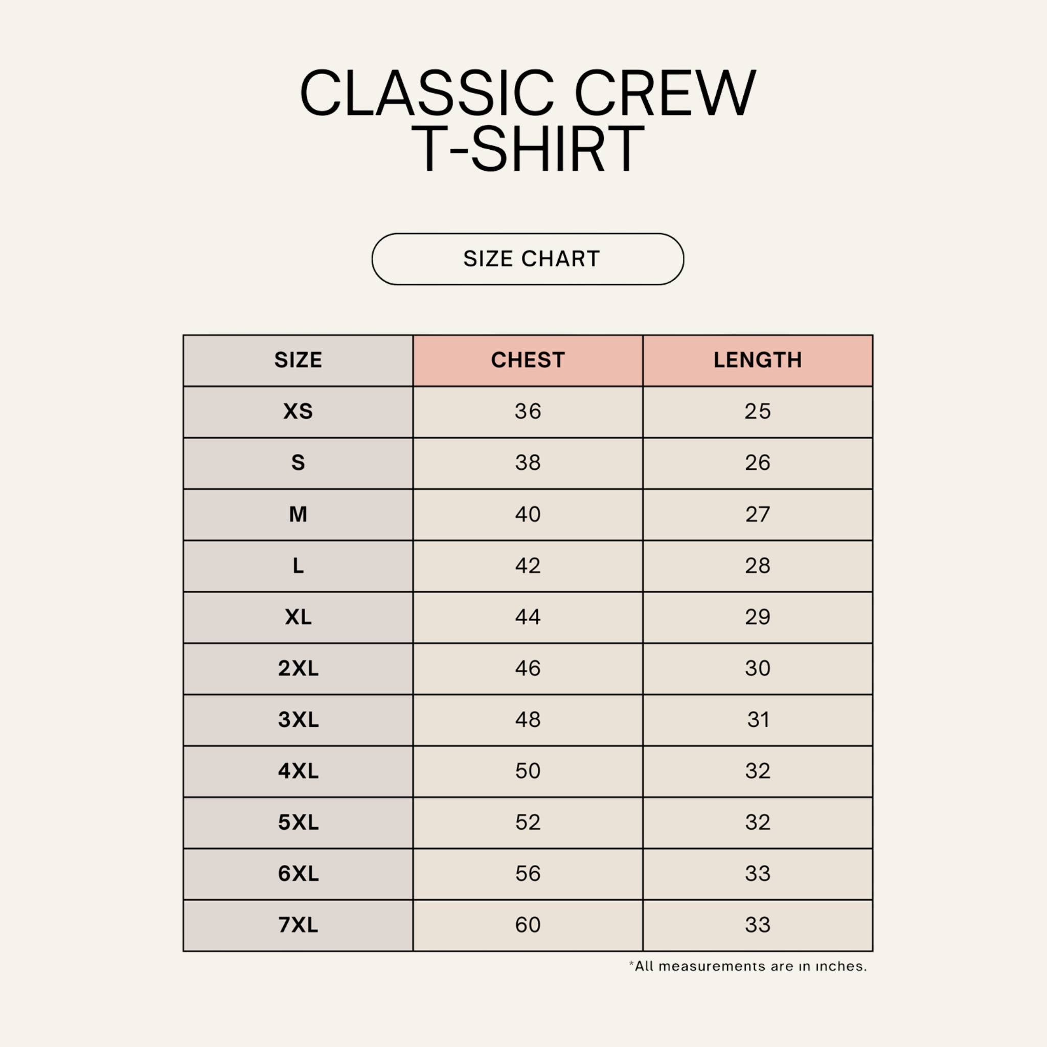 Unisex Printed Classic Crew T-Shirt