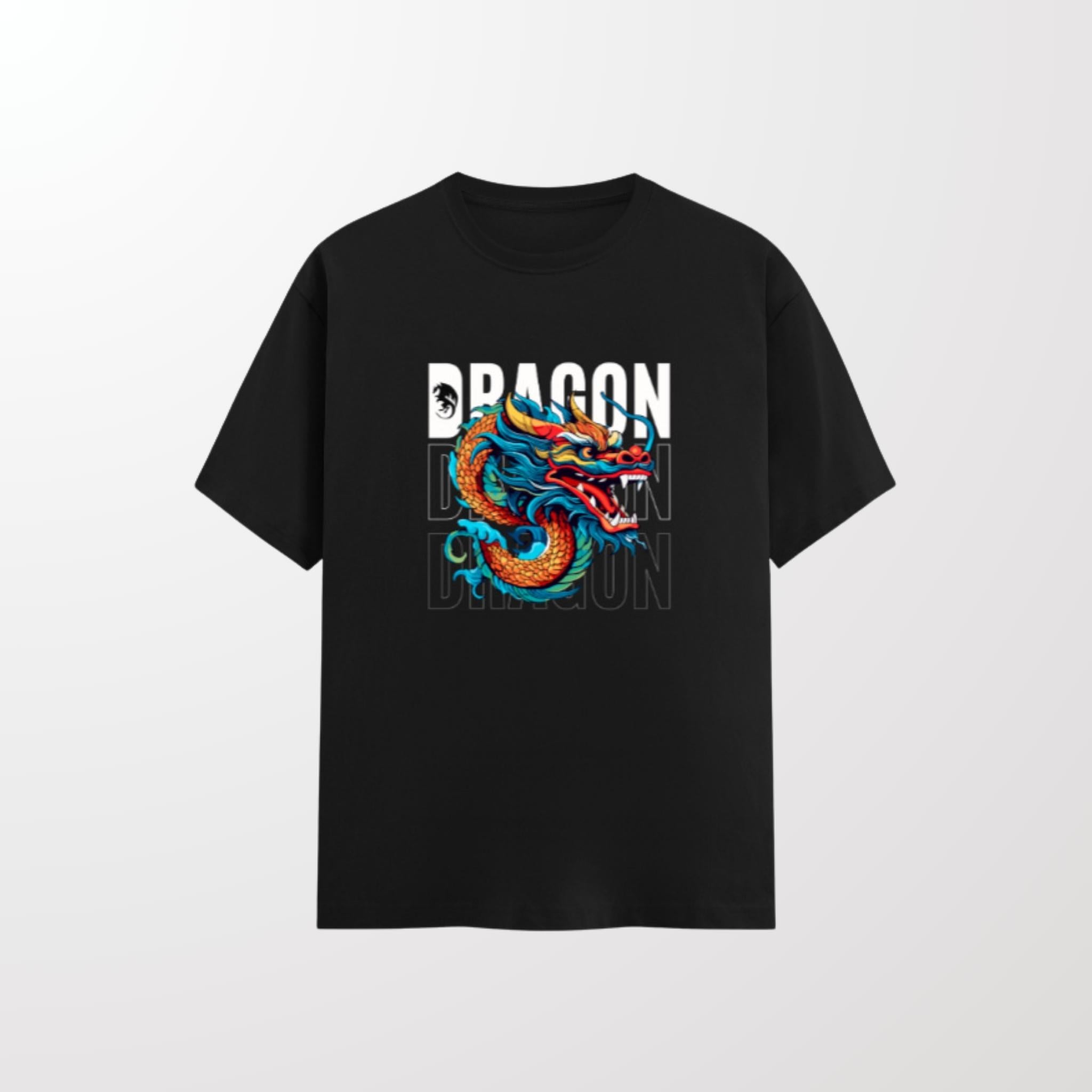 Dragon Printed  Classic Crew T-Shirt